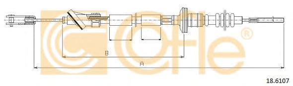 18.6107 Cofle Трос зчеплення