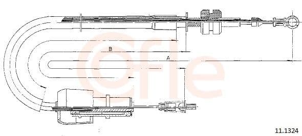 92111324 Cofle Тросик газа