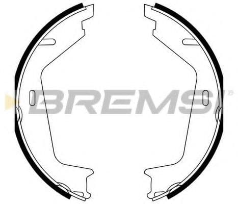 GF0608A Bremsi Колодки ручника
