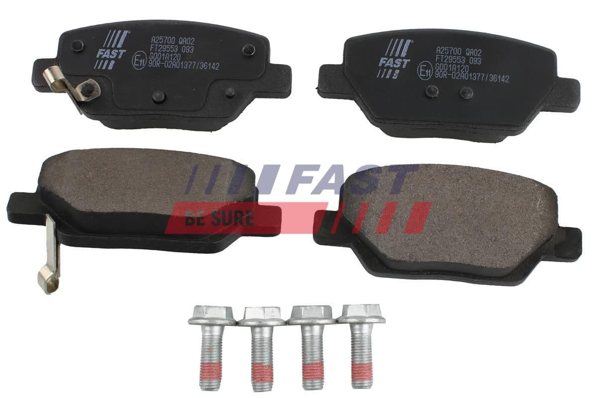 ft29553 Fast Тормозные колодки для Fiat Tipo