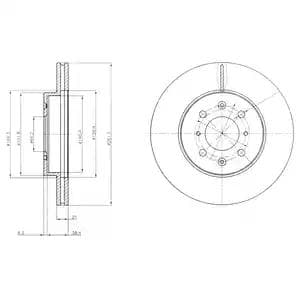 dp1010110563 Dr!ve+ Тормозной диск