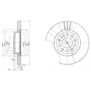 dp1010110859 Dr!ve+ Тормозной диск