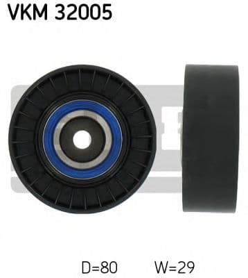 VKM 32005 SKF Обвідний ролик поліклинового ременя
