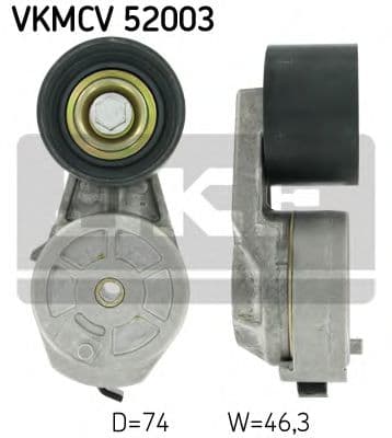 VKMCV 52003 SKF Натяжной ролик поликлинового ремня