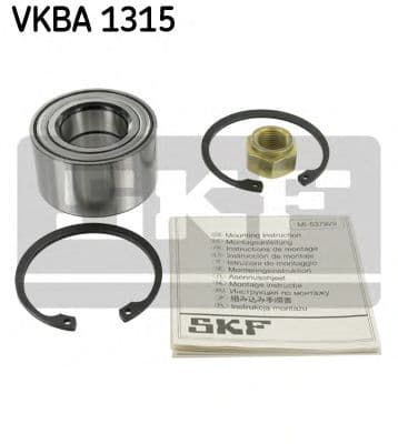 VKBA 1315 SKF Підшипник ступиці колеса