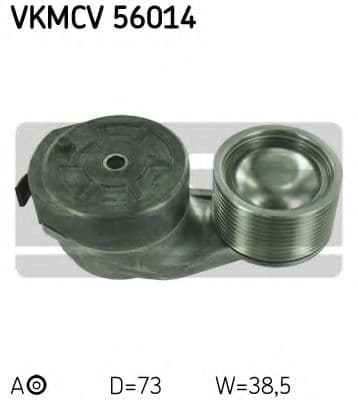 VKMCV 56014 SKF Натяжной ролик поликлинового ремня