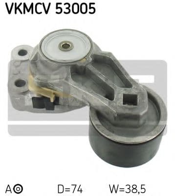 VKMCV 53005 SKF Натяжной ролик поликлинового ремня