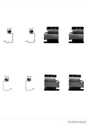 J3662014 Herth+Buss Комплектующие дисковых тормозных колодок