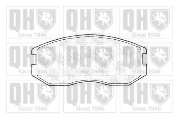 BP602 Quinton Hazell Гальмівні колодки