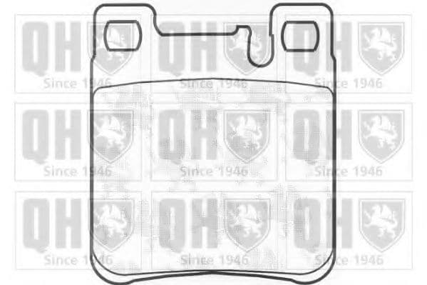 BP706 Quinton Hazell Гальмівні колодки