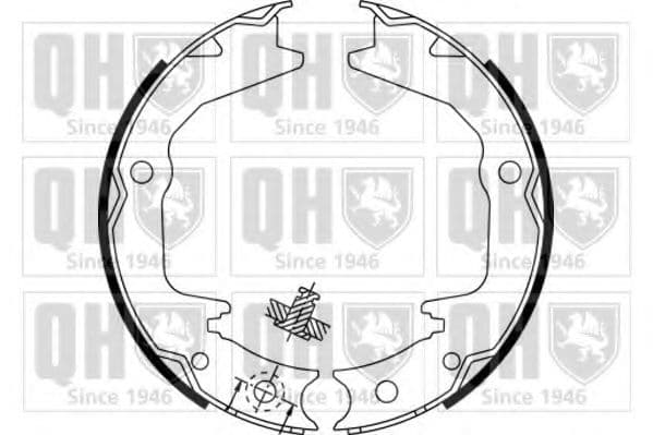 BS1138 Quinton Hazell Колодки ручника