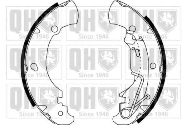 BS1145 Quinton Hazell Тормозные колодки