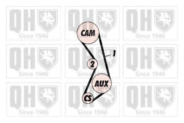 QBK447 Quinton Hazell Комплект ременя ГРМ для Fiat Regata