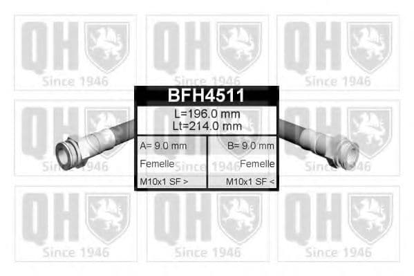 BFH4511 Quinton Hazell Тормозной шланг
