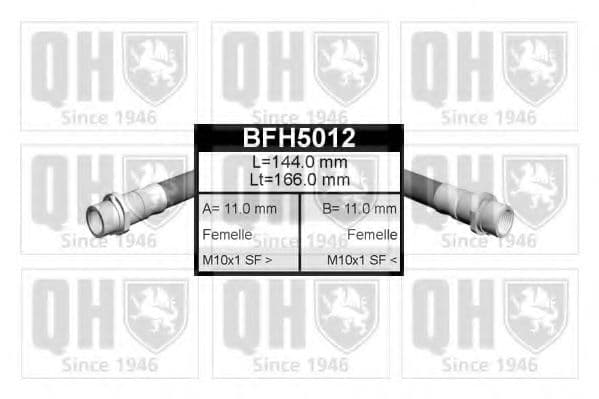 BFH5012 Quinton Hazell Тормозной шланг