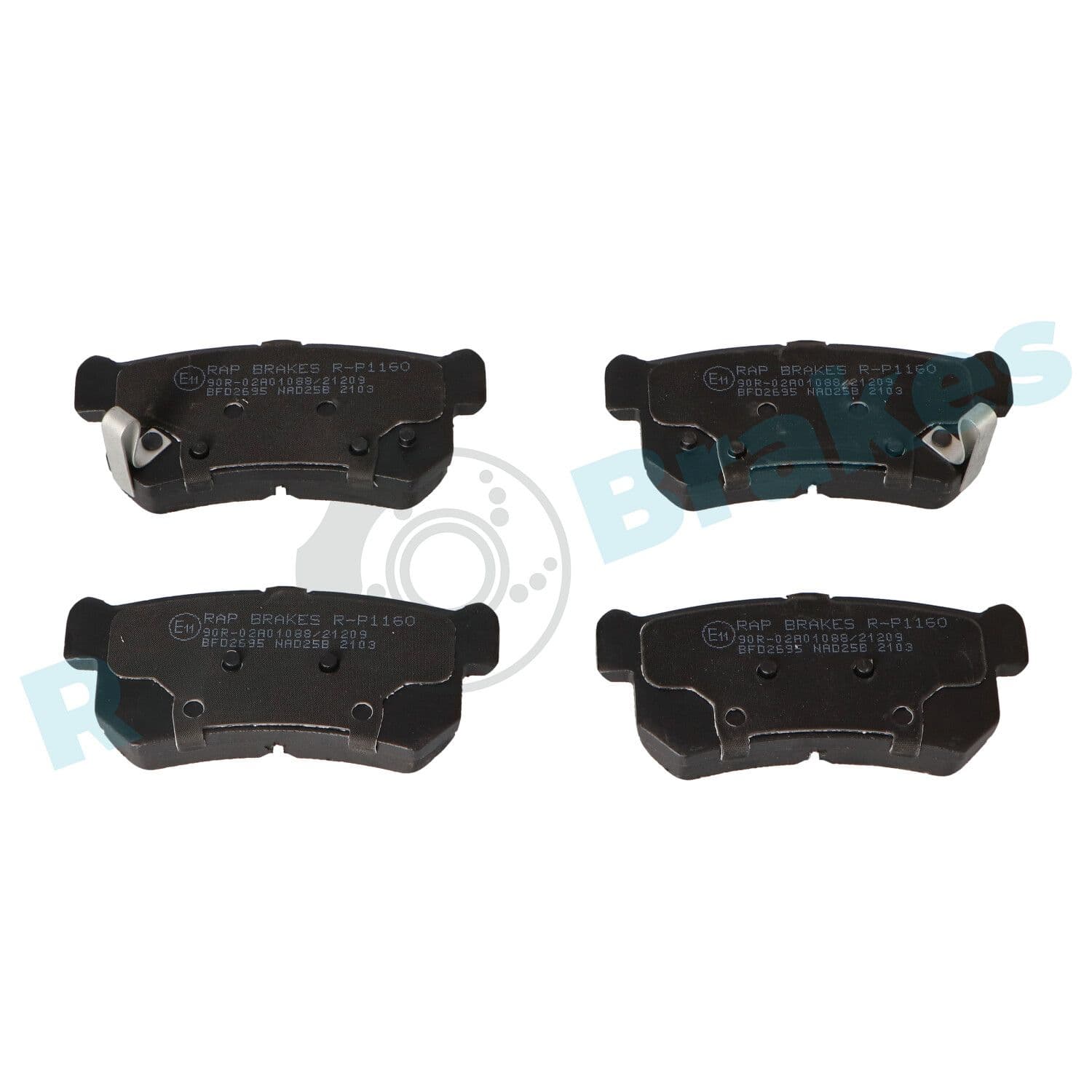 rp1160 Rap Тормозные колодки