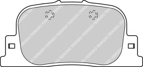 FDB1686 Ferodo Гальмівні колодки