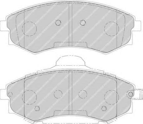 FDB1737 Ferodo Тормозные колодки