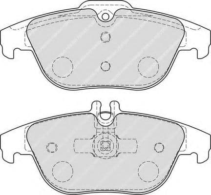 FDB1980 Ferodo Гальмівні колодки