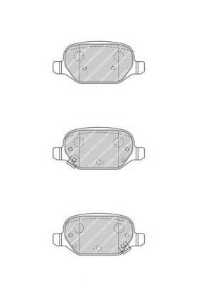 FDB4464 Ferodo Гальмівні колодки для Fiat Panda