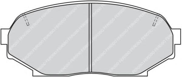 FDB653 Ferodo Гальмівні колодки