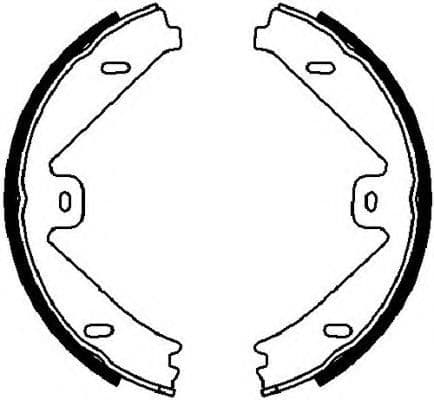 FSB4026 Ferodo Колодки ручника