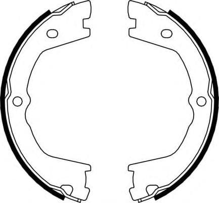 FSB658 Ferodo Колодки ручника
