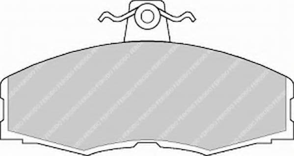 FSL275 Ferodo Гальмівні колодки для Ford Sierra