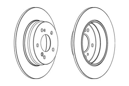 DDF819C Ferodo Гальмівний диск