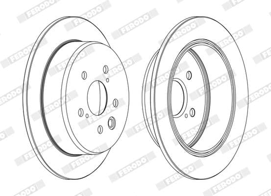 ddf1815c Ferodo Гальмівний диск