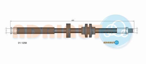 011258 Adriauto Тормозной шланг