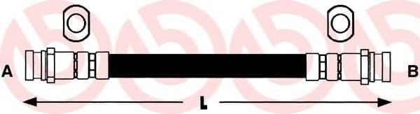 T 59 023 Brembo Гальмівний шланг