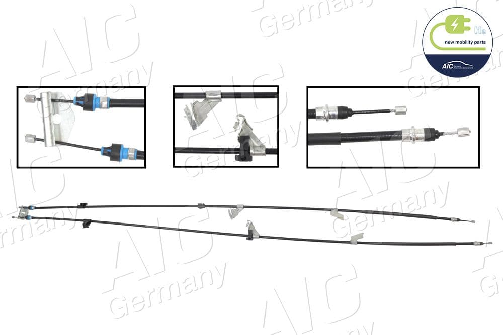 75462 AIC Germany Трос ручного тормоза