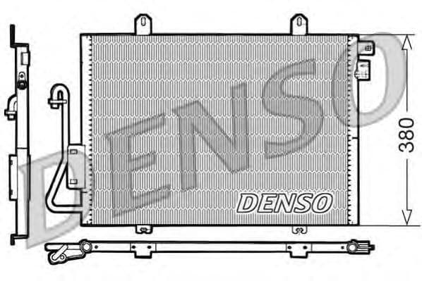 DCN23006 Denso Радіатор кондиціонера