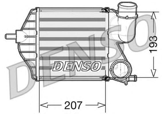 DIT09102 Denso Інтеркулер