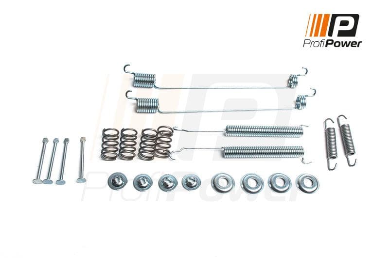 9b2180 ProfiPower Монтажный комплект барабанных тормозных колодок