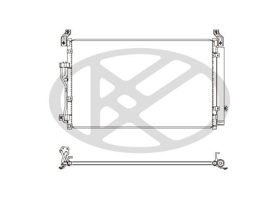cd810575 Koyorad Радиатор кондиционера для Hyundai ix55