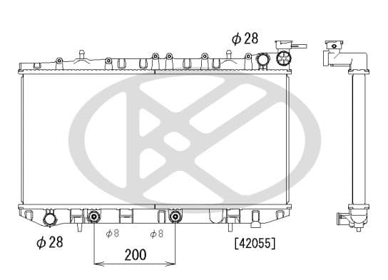 pl020313 Koyorad Радіатор охолодження двигуна