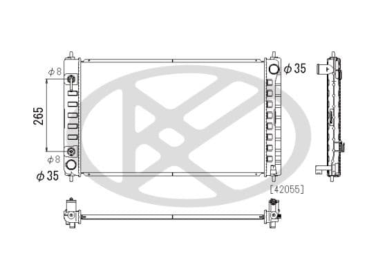 pl022115 Koyorad Радіатор охолодження двигуна