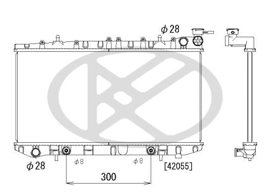 pl020310 Koyorad Радіатор охолодження двигуна