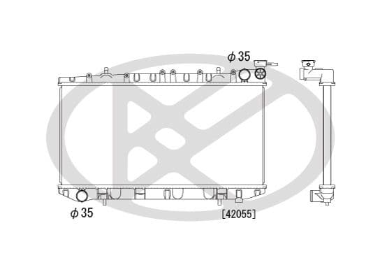 pl020315 Koyorad Радіатор охолодження двигуна