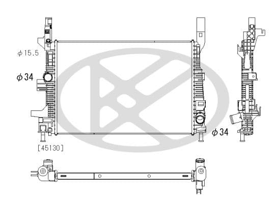 pl323427 Koyorad Радіатор охолодження двигуна
