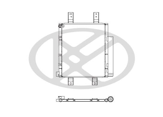 cd070334m Koyorad Радіатор кондиціонера