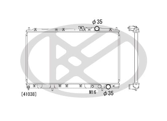pl030553 Koyorad Радіатор охолодження двигуна