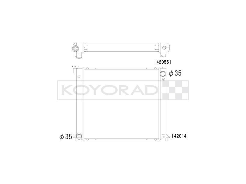 kl020243r Koyorad Радіатор охолодження двигуна для Nissan 300 ZX