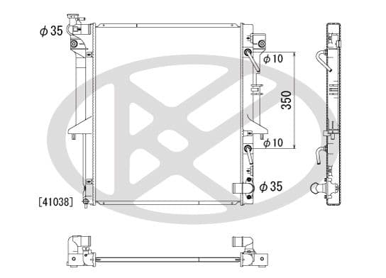 pl032312 Koyorad Радіатор охолодження двигуна