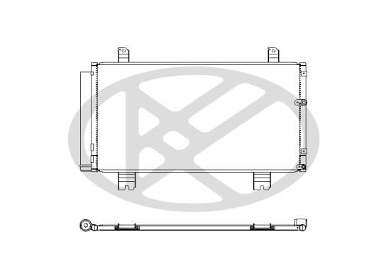 cd010511m Koyorad Радіатор кондиціонера для Lexus IS