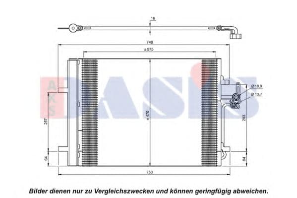 092022N Aks Dasis Радіатор кондиціонера