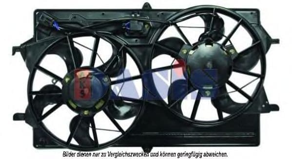 098094N Aks Dasis Вентилятор системи охолодження двигуна для Ford Focus