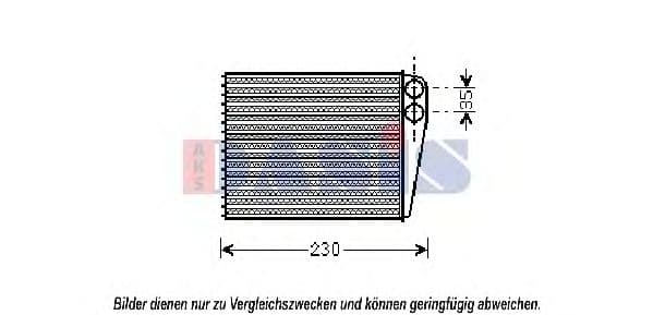 129018N Aks Dasis Радіатор пічки
